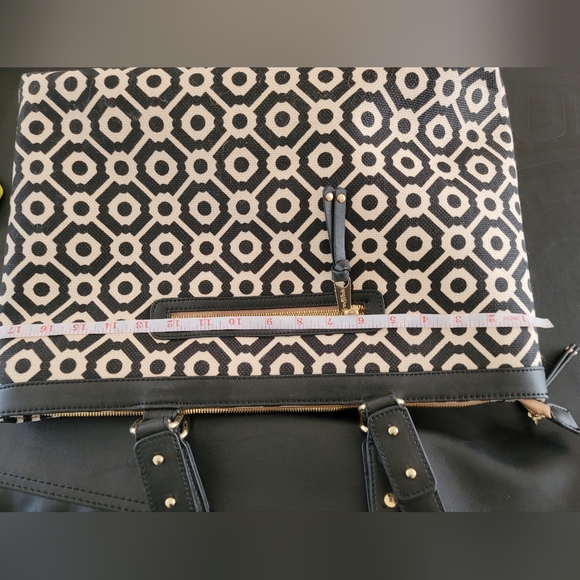 Spartina 449 tote bag nwot leather and linen material - Picture 2 of 7